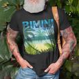 Bimini Bahamas Beach Summer Matching Family Palms Tree Bahamas Funny Gifts Unisex T-Shirt Gifts for Old Men