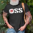 Bjj OssBrazilian Jiu Jitsu Apparel Novelty T-Shirt Gifts for Old Men
