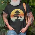 Bonsai Tree Vintage Japanese Bonsai Tree Sun T-Shirt Gifts for Old Men