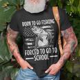 Born To Go Fishing Bass Fish Fisherman Boy Kid Fishing T-Shirt Gifts for Old Men