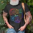 Born This Gay Unisex T-Shirt Gifts for Old Men