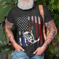 Brazilian Jiu Jitsu Stars & Stripes Rank Bjj Flag T-Shirt Gifts for Old Men