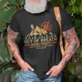 Out Of Breath Hiking Society Unisex T-Shirt Gifts for Old Men