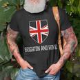 Brighton And Hove England British Union Jack Uk T-Shirt Gifts for Old Men