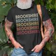 Brookshire Texas Brookshire Tx Retro Vintage Text T-Shirt Gifts for Old Men