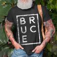 Bruce Minimalism T-Shirt Gifts for Old Men