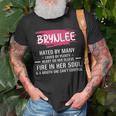 Brynlee Name Gift Brynlee Hated By Many Loved By Plenty Heart Her Sleeve V2 Unisex T-Shirt Gifts for Old Men