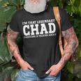 Chad Personal Name First Name Funny Chad Unisex T-Shirt Gifts for Old Men