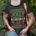Christmas Jolly Af Ugly Sweater Xmas For Vacation T-Shirt Gifts for Old Men