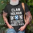 Clan Holman Scottish Family Clan Scotland Wreaking Havoc T18 Unisex T-Shirt Gifts for Old Men