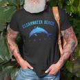 Clearwater Beach Florida Dolphin Scuba Diving Snorkeling T-Shirt Gifts for Old Men