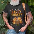 Cool I'm Daddy Turkey Thankful Papa Happy Thanksgiving Dad T-Shirt Gifts for Old Men