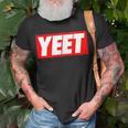 Cool Yeet Basketball Ball Game Slogan Sport Lover T-Shirt Gifts for Old Men