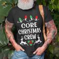 Core Name Gift Christmas Crew Core Unisex T-Shirt Gifts for Old Men