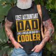 Cost Accountant Dad Like A Regular Dad But Cooler T-Shirt Gifts for Old Men