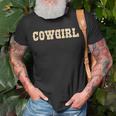 Cowgirl Aesthetic Y2k 90S Vintage Beige Brown Cute N Girl Unisex T-Shirt Gifts for Old Men