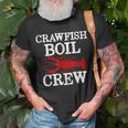 Crawfish Boil Crew Party Group Matching Crayfish New Orleans T-shirt Gifts for Old Men