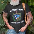 Cuban Flag Hecho En Pinar Del Río Cuba Camisa T-Shirt Gifts for Old Men