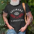 Culinary Gangster Kitchen Chef Restaurant Gastronomy T-Shirt Gifts for Old Men