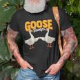 Cute & Funny Goose Bumps Goosebumps Animal Pun Unisex T-Shirt Gifts for Old Men