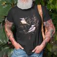 Cute Black Capped Chickadees In Branches T-Shirt Gifts for Old Men