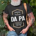 Da Pa Grandpa Gift Genuine Trusted Da Pa Quality Unisex T-Shirt Gifts for Old Men