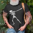 Dabbing Skeleton Halloween Funny Dab Hip Hop Skull Halloween Funny Gifts Unisex T-Shirt Gifts for Old Men