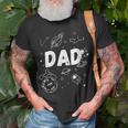 Dad Outer Space Daddy Planet Birthday Fathers Day Gift For Womens Gift For Women Unisex T-Shirt Gifts for Old Men