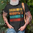 Dada Daddy Dad Bruh Funny Retro Vintage Fathers Day Unisex T-Shirt Gifts for Old Men