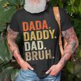 Dada Daddy Dad Bruh Humor Adult Fathers Day Vintage Father Unisex T-Shirt Gifts for Old Men