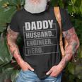 Daddy Husband Engineer Hero Fathers Day Gift For Women Unisex T-Shirt Gifts for Old Men