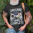 Daycare Level Complete Gamer Class Of 2023 Graduation Unisex T-Shirt Gifts for Old Men