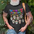 Dia De Los Muertos Day Of The Dead Hanging Skulls T-Shirt Gifts for Old Men