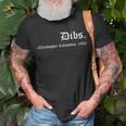 Dibs Christopher Columbus 1492 America Discovery Quote T-Shirt Gifts for Old Men