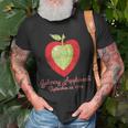Distressed Johnny Appleseed Apple Tree Farmer Orchard T-Shirt Gifts for Old Men