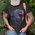 Eagle Of Freedom Merica Patriotic Usa Flag 4Th Of July 2023 Unisex T-Shirt Gifts for Old Men