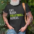 Eat Sleep Volleyball Repeat Cool Player T-Shirt Gifts for Old Men
