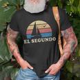 El Segundo Ca Vintage Sailboat 70S Throwback Sunset T-Shirt Gifts for Old Men