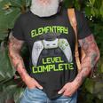Elementary Level Complete Gamer Class Of 2023 Graduation Unisex T-Shirt Gifts for Old Men