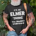 Elmer Thing Name Funny Unisex T-Shirt Gifts for Old Men