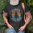 Elmira New York Ny Vintage Graphic Retro 70S T-Shirt Gifts for Old Men