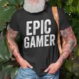 Epic Gamer Online Pro Streamer Meme T-Shirt Gifts for Old Men
