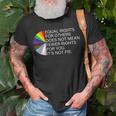 Equal Rights For Others Does Not Mean Lgbt Support Pride Unisex T-Shirt Gifts for Old Men