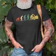 Evolution Car Mechanic Car Workshop Mechanic Funny Gifts Funny Gifts Unisex T-Shirt Gifts for Old Men