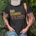 Fathers Day Dad Grandpa Great Grandpa Unisex T-Shirt Gifts for Old Men