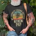 My Favorite Fishing Buddies Call Me Pap Fisherman T-Shirt Gifts for Old Men