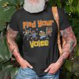 Find Your Voice Summer Reading Program 2023 Library Books Unisex T-Shirt Gifts for Old Men