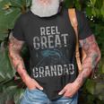 Fishermen Reel Great Grandad Fishing Fathers Day Unisex T-Shirt Gifts for Old Men