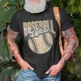 For Uncle Of Baseball Players Baseball Uncle Unisex T-Shirt Gifts for Old Men