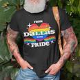 From Dallas With Pride Lgbtq Gay Lgbt Homosexual Pride Month Unisex T-Shirt Gifts for Old Men